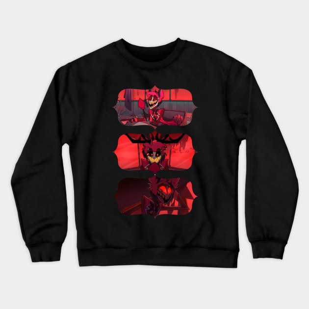 Alastor Moods Crewneck Sweatshirt by illu